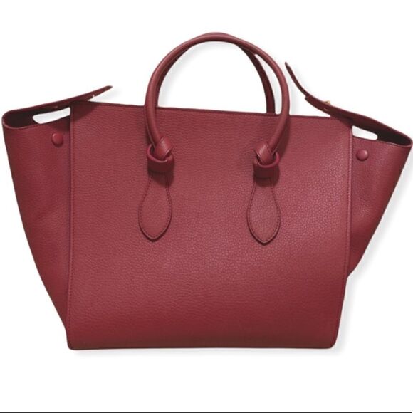❤️SOLD❤️CELINE Crisped Calfskin Tie Knot Tote - Picture 4 of 14